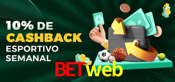 10% de bônus de cashback na Betweb